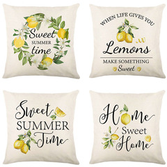 Cross-border new farm sunflower pillowcase Happy summer Thanksgiving autumn harvest Amazon pillowcase