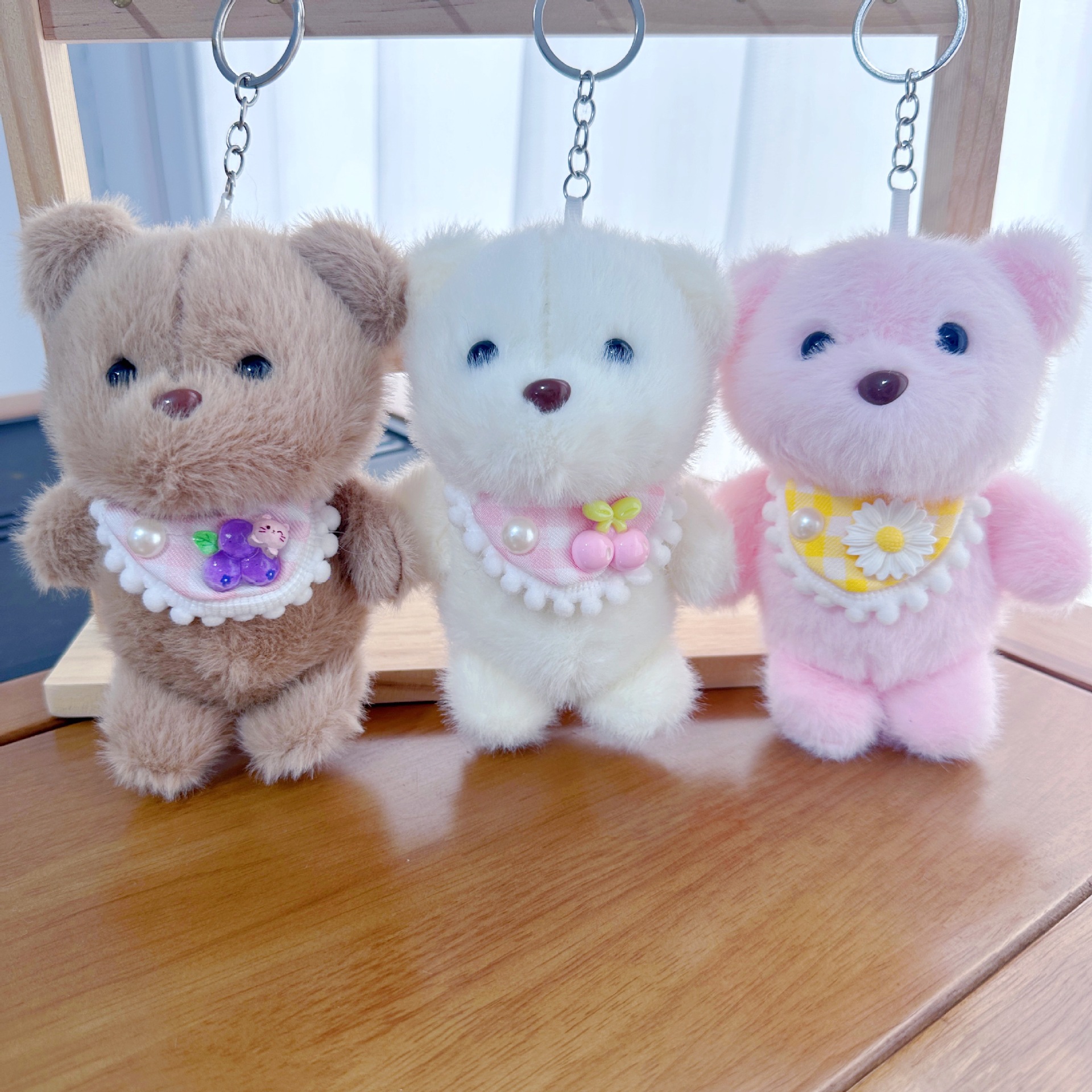 Cuatro pulgadas muñeca de peluche pequeño colgante muñeca llavero muñeca mochila colgante juguete de peluche regalo