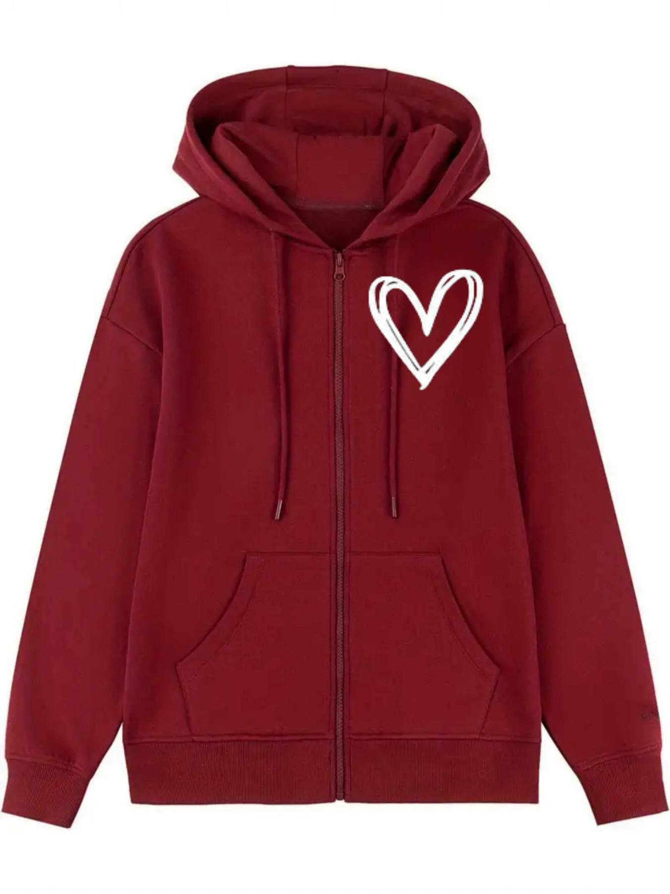 亚马逊独立站速卖通拉链连帽开衫长袖卫衣外套款欧美跨境女装