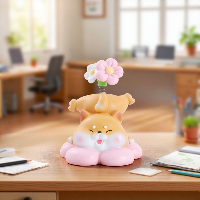 可爱柴犬的打工生活盲盒创意小狗桌面摆件装饰热卖送朋友礼物首选|undefined