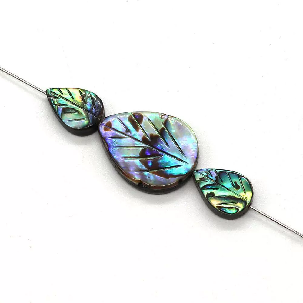 Organic beads drop-shaped, accessory, 20mm, DIY