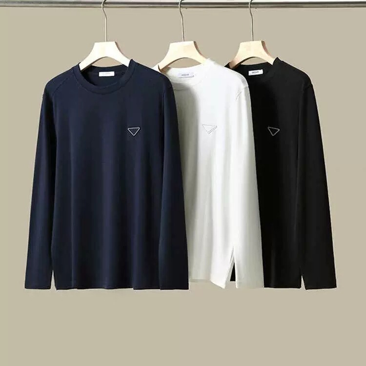 The Feel Is Absolutely Amazing! Soft and Drapey! Men's Spring Casual Long-Sleeve T-Shirt, Delicate and Versatile, Trendy The Feel Is Absolutely Amazing! Soft and Drapey! Men's Spring Casual Long-Sleeve T-Shirt, Delicate and Versatile, Trendy