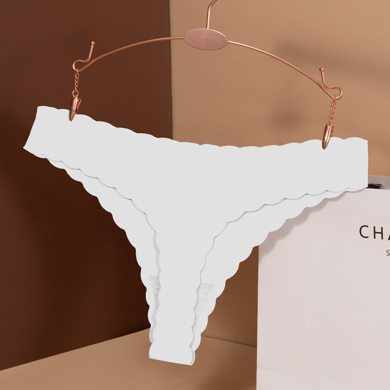 Europa y Estados Unidos comercio exterior super elástico fitness sexy sin marca ropa interior femenina Amazon Xiaoyin transfronterizo cintura baja T-pantalones thong