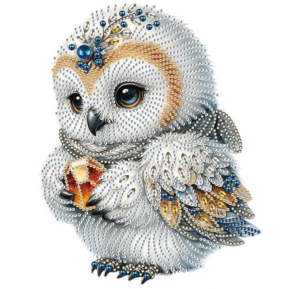 5D Diamond painting suit special-shaped diamond small owl Diamond painting DIY home wall decorative painting cross stitch