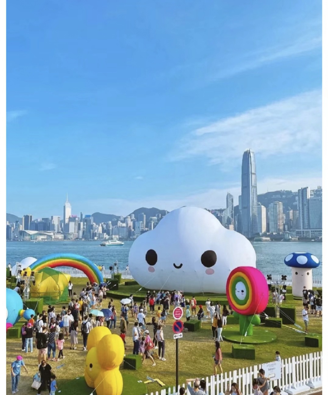 充气可爱云朵气模闭气云彩异型卡通白云pvc充气花朵气模爱心