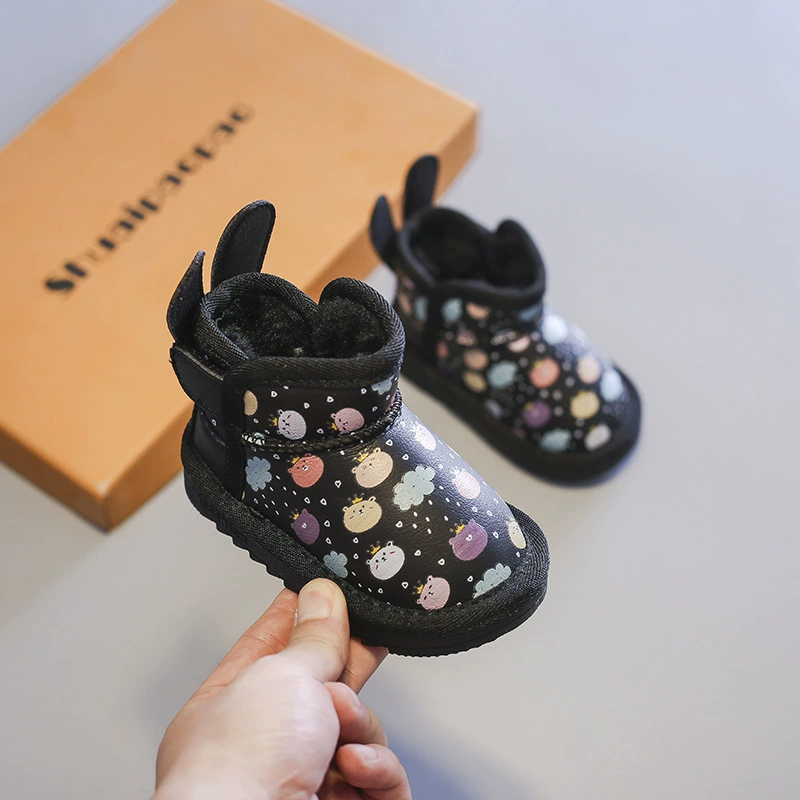 Children's demi-season shoes, footwear for early age, warm low boots, soft sole