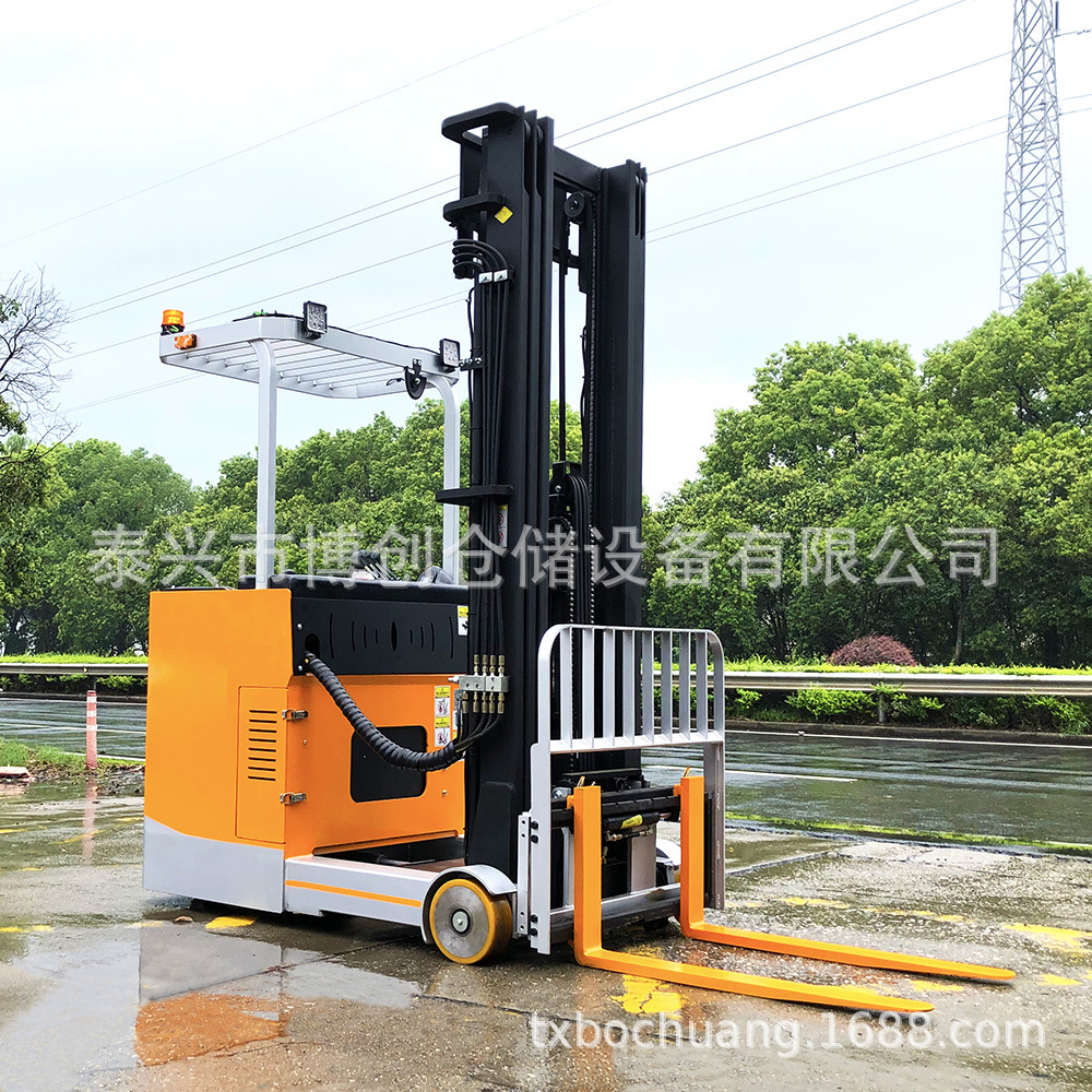 站驾式大前移叉车坐式电动叉车小通道10米高位重载电瓶液压堆高车