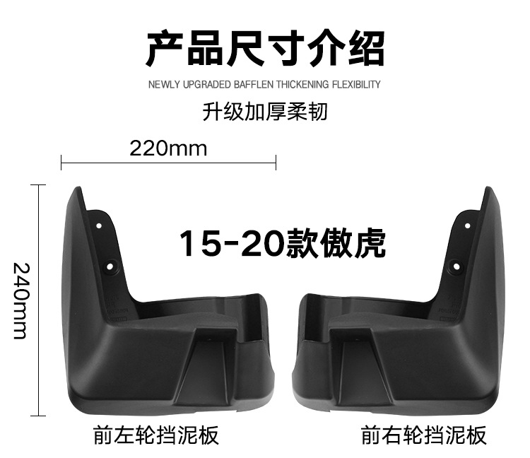 Suitable for Subaru Outback Outback 2015-2020 foreign trade cross-border automobile tire fender leather tile