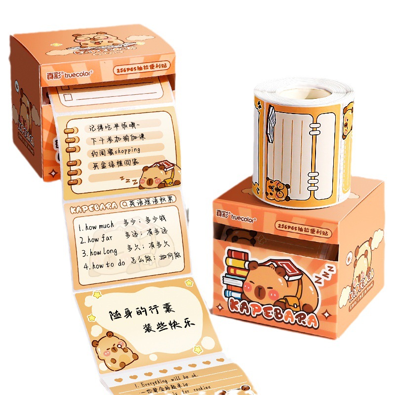 Pegatinas de dibujos animados de alto valor facial pegatinas de notas falsas pegatinas de índice de todos los estudiantes pegatinas etiquetas al por mayor