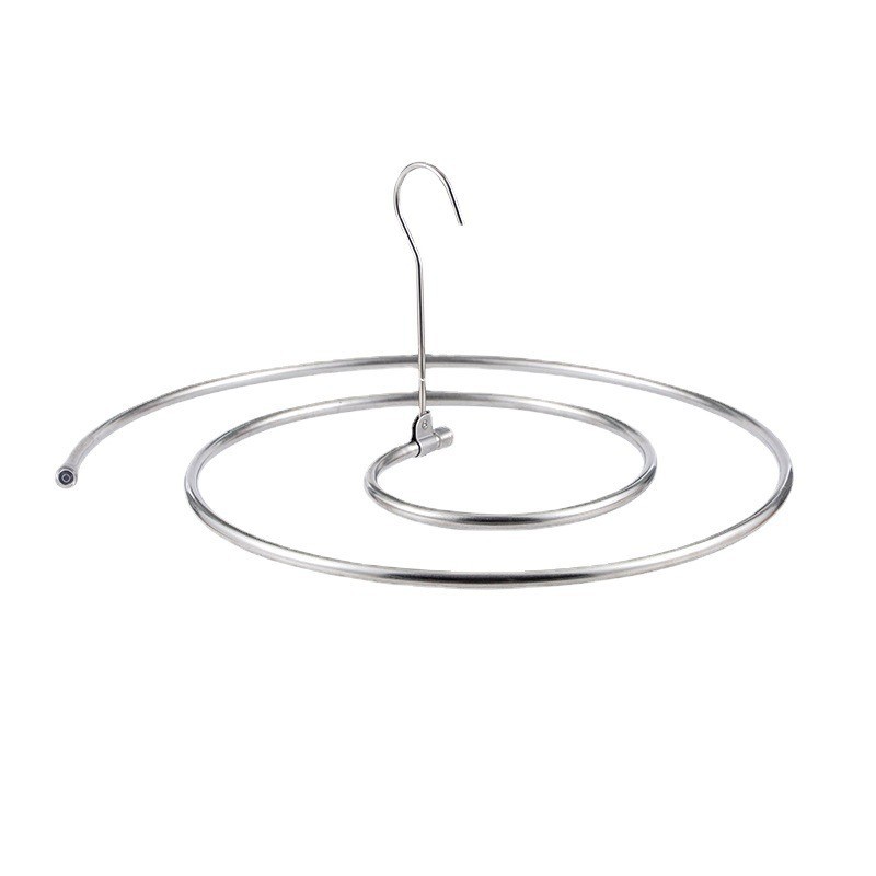 Spiral Clothes Hanger for Household Drying Quilt Artifact Round Folding Clothes Hanger for Bedding and Balcony Spiral Clothes Hanger