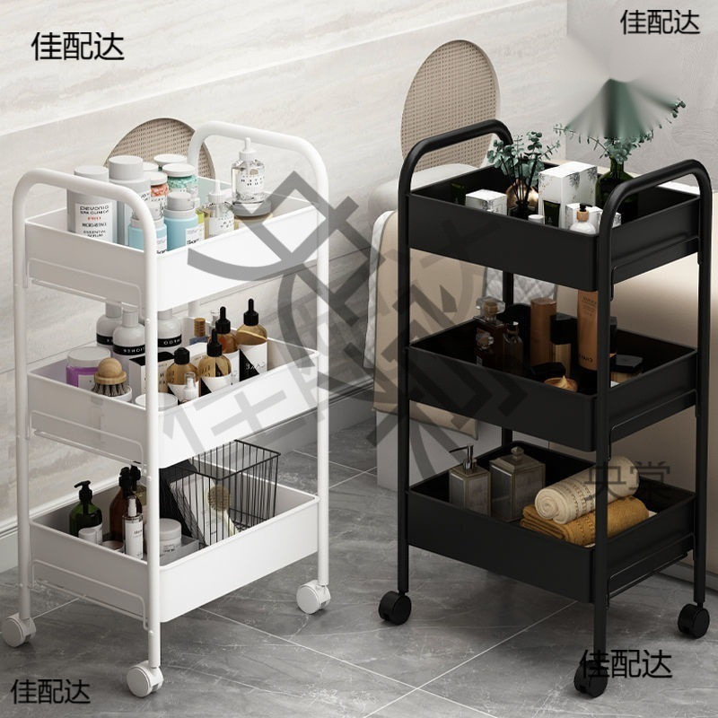 美睫推车美容车小推车理发店美容院仪器架子烫染美甲工具车收