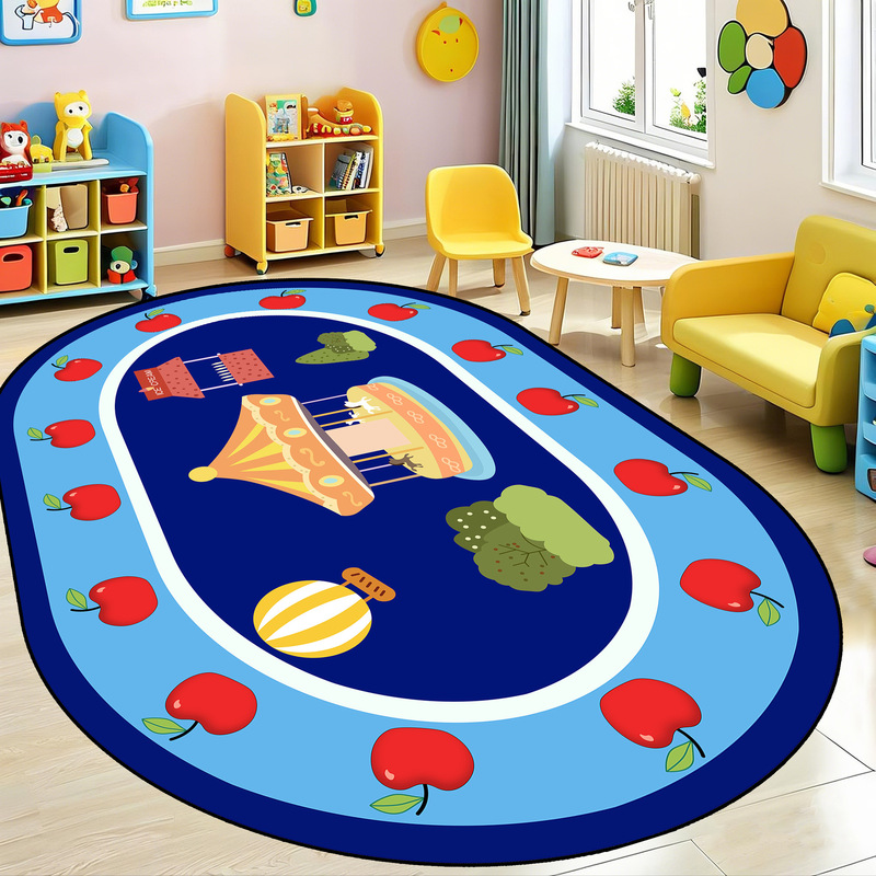 子供用カーペット、幼稚園カーペット、早期教育ゲームカーペット、ベッドサイド寝室漫画動物カーペット、教育アルファベットカーペット|undefined