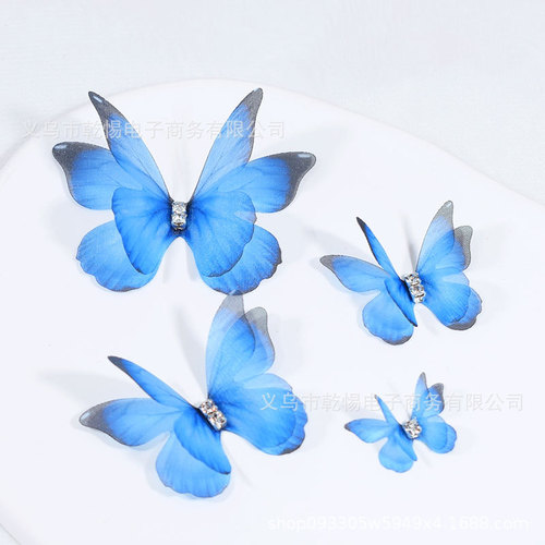 Layered 2-5cm 3D Butterfly DIY Face Makeup Nail Art Decorative Accessories Gift Decoration Material