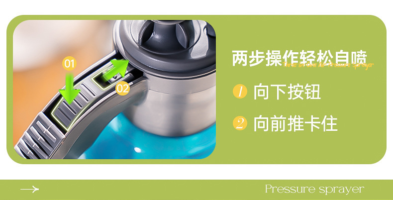 Car Wash Foam Sprayer High Pressure Watering Can Handheld Air Pressure