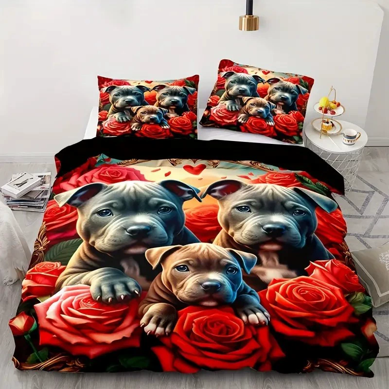 (Cross-border trading), duvet cover with down, soft set, comfortable bedspread, 3D