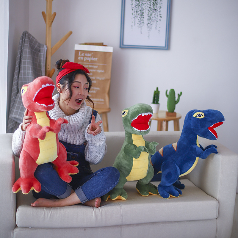 ティラノサウルスのぬいぐるみ、恐竜のぬいぐるみ、寝る人形、おもちゃ、子供のホリデーギフト、ぬいぐるみ|undefined