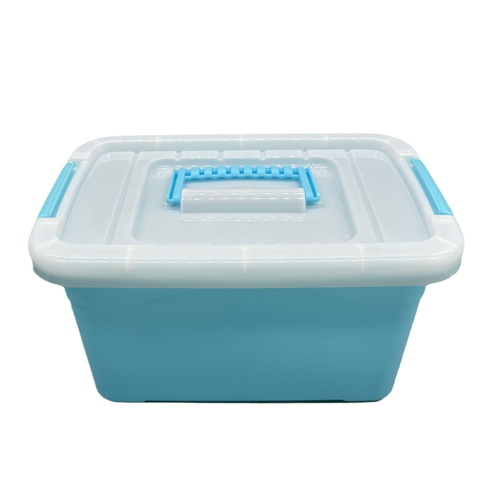 3kg azul y blanco cubierta de cinturón de mano grande y mediano pequeño engrosado caja de almacenamiento de alimentos caja de acabado caja de juguetes para automóviles image 5