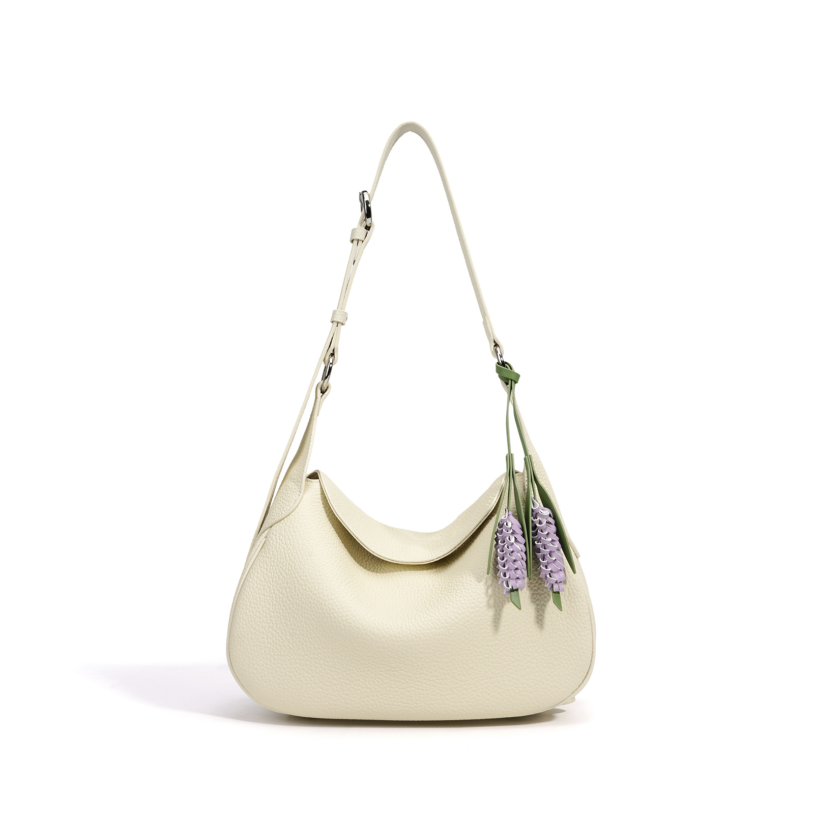 Early Spring Exquisite Crescent New Underarm Bag, Niche Minimalist Genuine Leather Crossbody Bag, Casual High-End Women's Shoulder Bag - Thumbnail 7