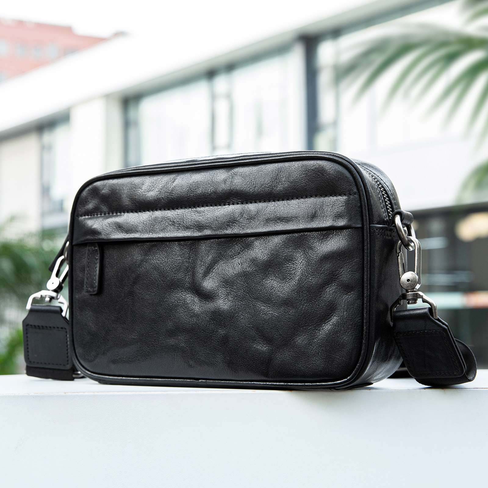 Ventas transfronterizas calientes de cuero para hombres mochila deportiva al aire libre mochila texturizada retro colección de bolsos de hombro