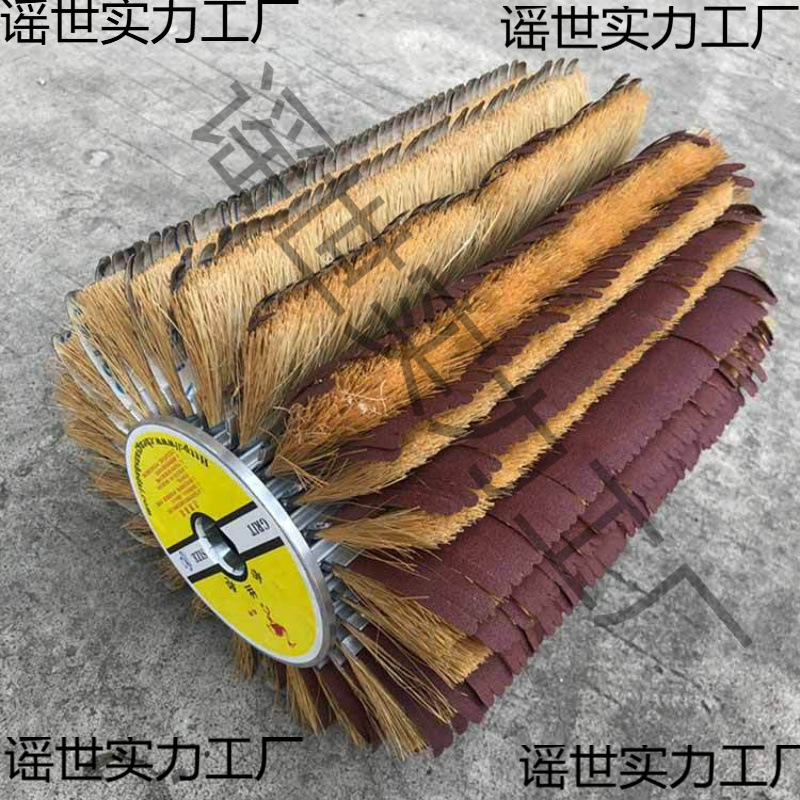 木工抛光轮棕轮棕刷家具打磨毛刷永成牌抛光砂布轮