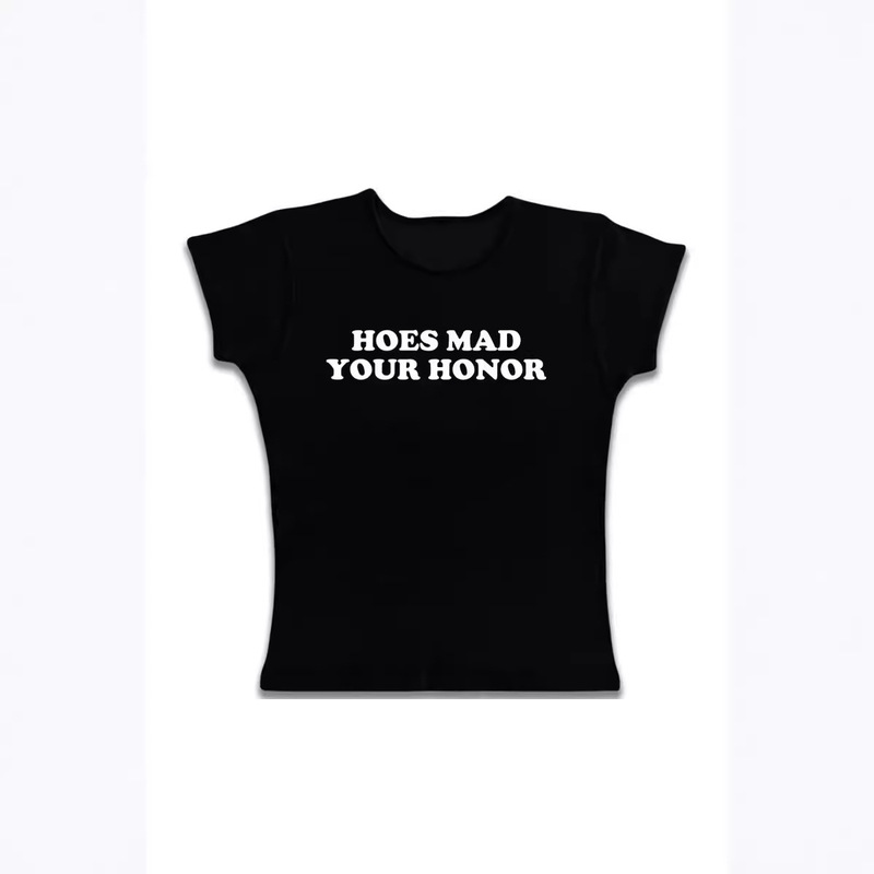 Foreign Trade Sweet Cute Casual Harajuku Letter Printed T-Shirt Top Summer Round Neck Pullover All-match Women's Short Sleeve