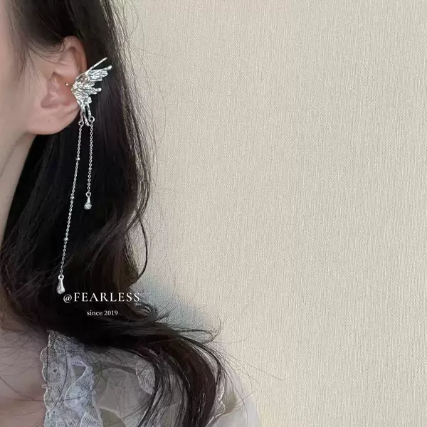 Super Fairy Ear Butterfly Female Niche High-End Elegant Ear Super Fairy Elf