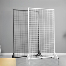 铁艺饰品作品展示架网格货架幼儿园作品画展画室展览架展会美之程