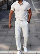 A 89908 Men's Double Placket Linen Shirt ��ʿ������� �羳ר