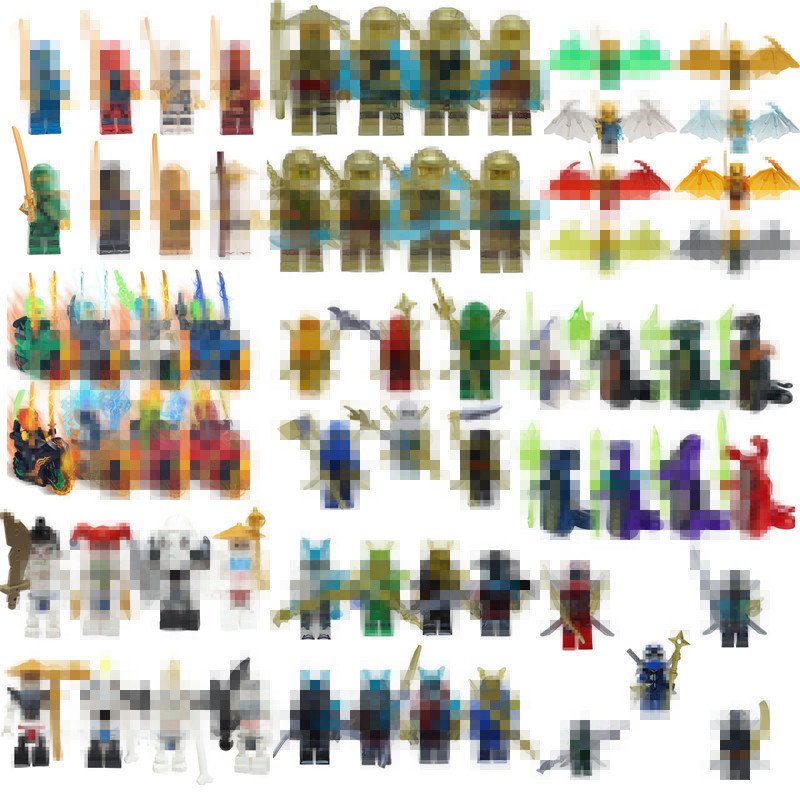 Cross-Border Aliexpress Building Blocks, Minifigures, Building Blocks, Ninja Building Blocks, Children's Educational Toys, Ninja Building Blocks, Third-Party Dolls, Minifigures