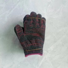 红花手套 600g 工作防护 机修手套 劳保用品 加厚耐磨 棉纱手涛