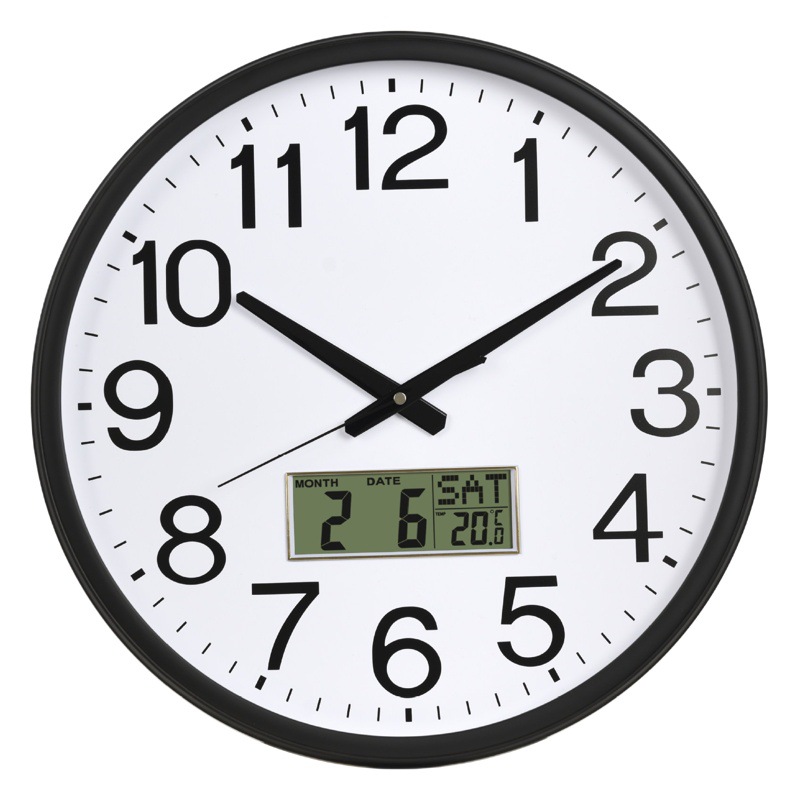 Fábrica personalizada al por mayor de gran tamaño mudo reloj creativo Reloj de pared simple sala de estar montado en la pared Reloj de pared sin perforar image 1
