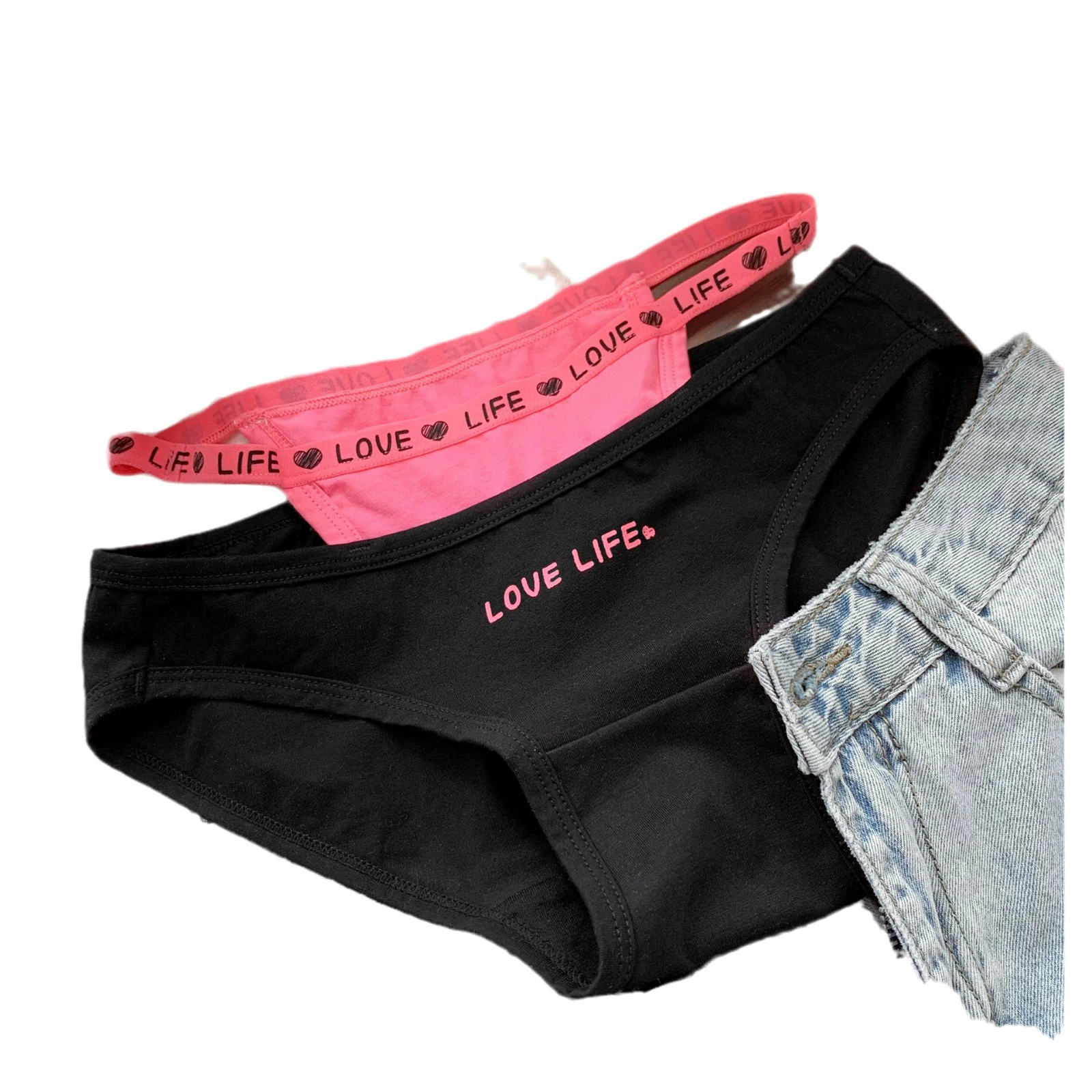 Summer comfortable soft underwear, pants, mid rise
