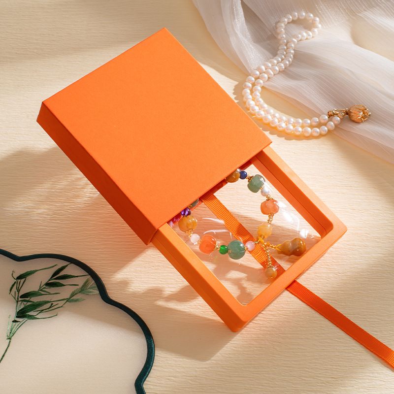 Caja interior naranja roja + naranja; 9cm * 9cm * 2cm (medio)