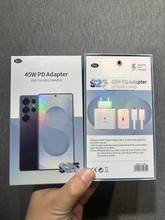 NOTE20快充欧规套装手工盒s25充电器45w英规插头适配器PD45w s24