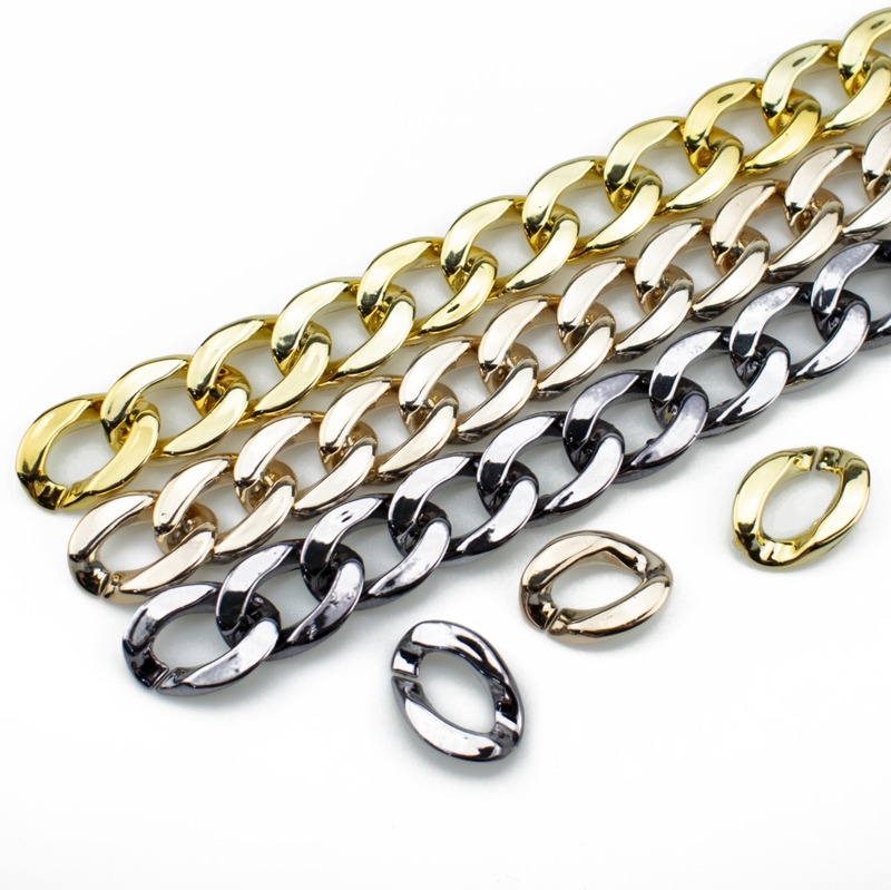 ABS アクリル樹脂 UV 電気メッキアクセサリーチェーンバックル diy ジュエリーチェーン携帯電話チェーンアクセサリーメーカー卸売|undefined