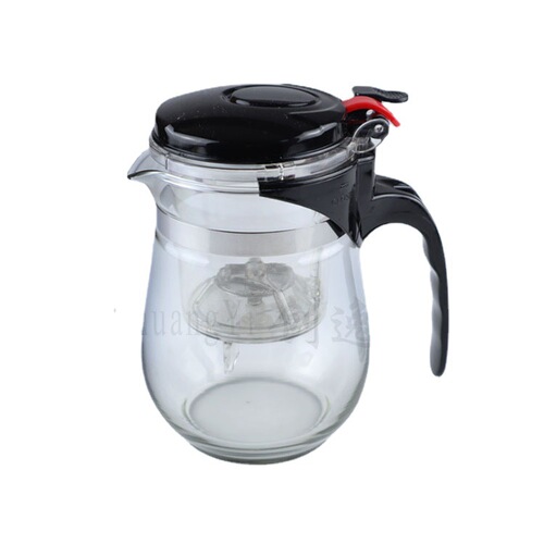 Elegant cup flower teapot tea set exquisite cup one-touch filter heat-resistant glass tea maker teapot set
