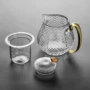 家用耐热锤纹玻璃泡茶壶