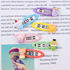 Cute children's hair accessory, multicoloured resin flower-shaped, cartoon hairgrip, hairpins, Korean style