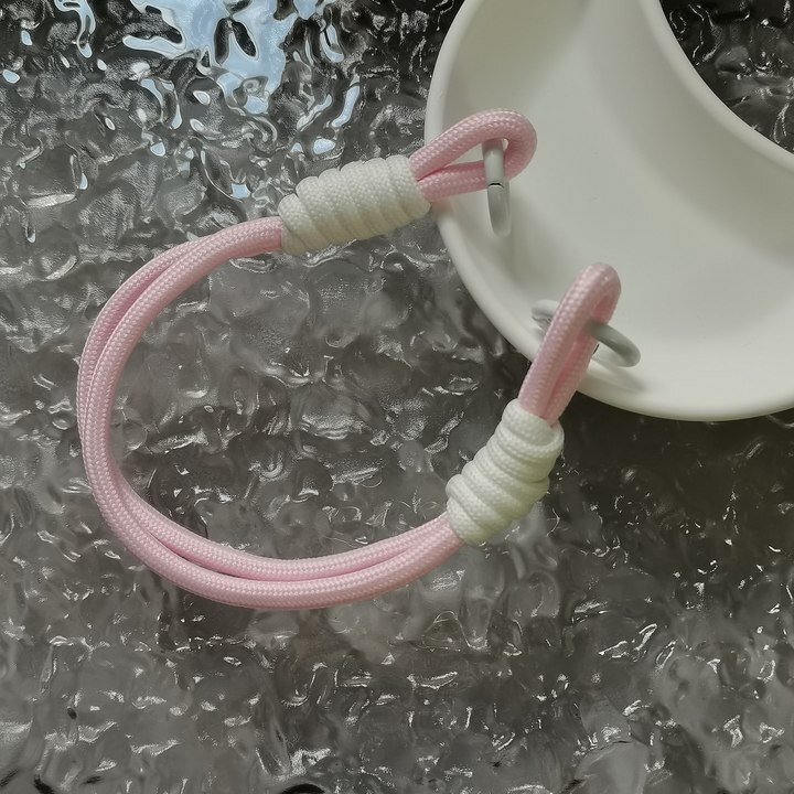 Insシンプル小衆携帯電話ストラップマカロン色編みチェーン短いペンダントキーホルダーdiyイヤホンチェーン|undefined