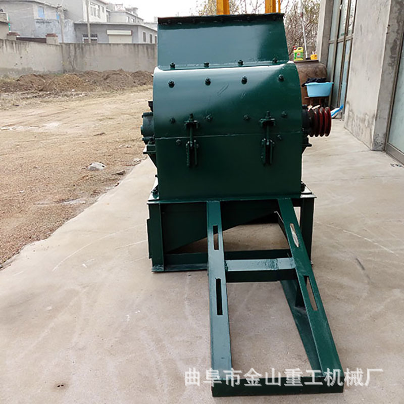 60型三相电油渣饼破碎机 猪饲料加工豆粕设备 锤片式花生饼粉碎机