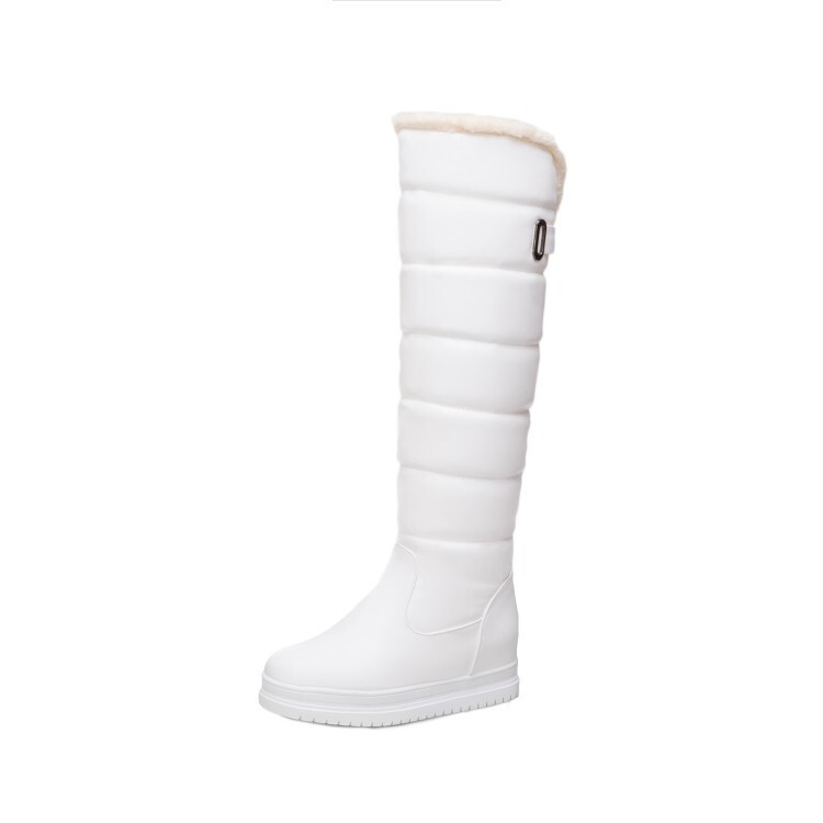 Thick Plush Winter Plush Boots Inner High Boots Foreign Trade plus size Fashion Women's Boots 8813