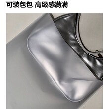 pe磨砂透明高压平口袋支持印刷logo改尺寸高级ins风衣物包装袋