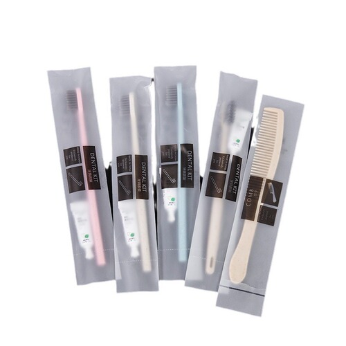 Wholesale disposable toothbrushes for hotels, inns, dental care products, hotels, toothpaste sets for travel, soft bristles
