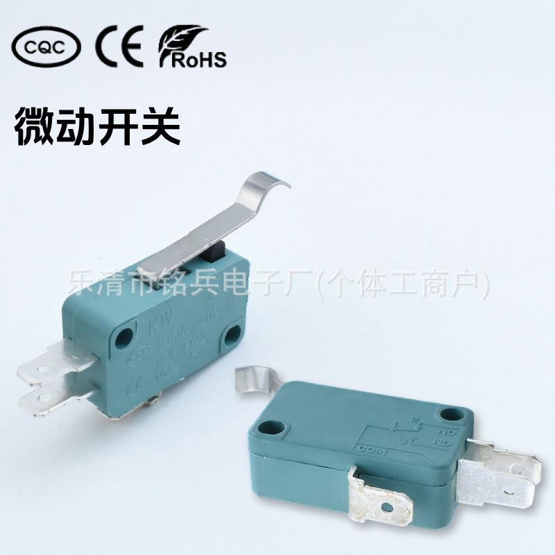 3-Pin Travel Power Tool Micro Switch Curved Lever Handle Household Appliance Switch Film Winder Switch