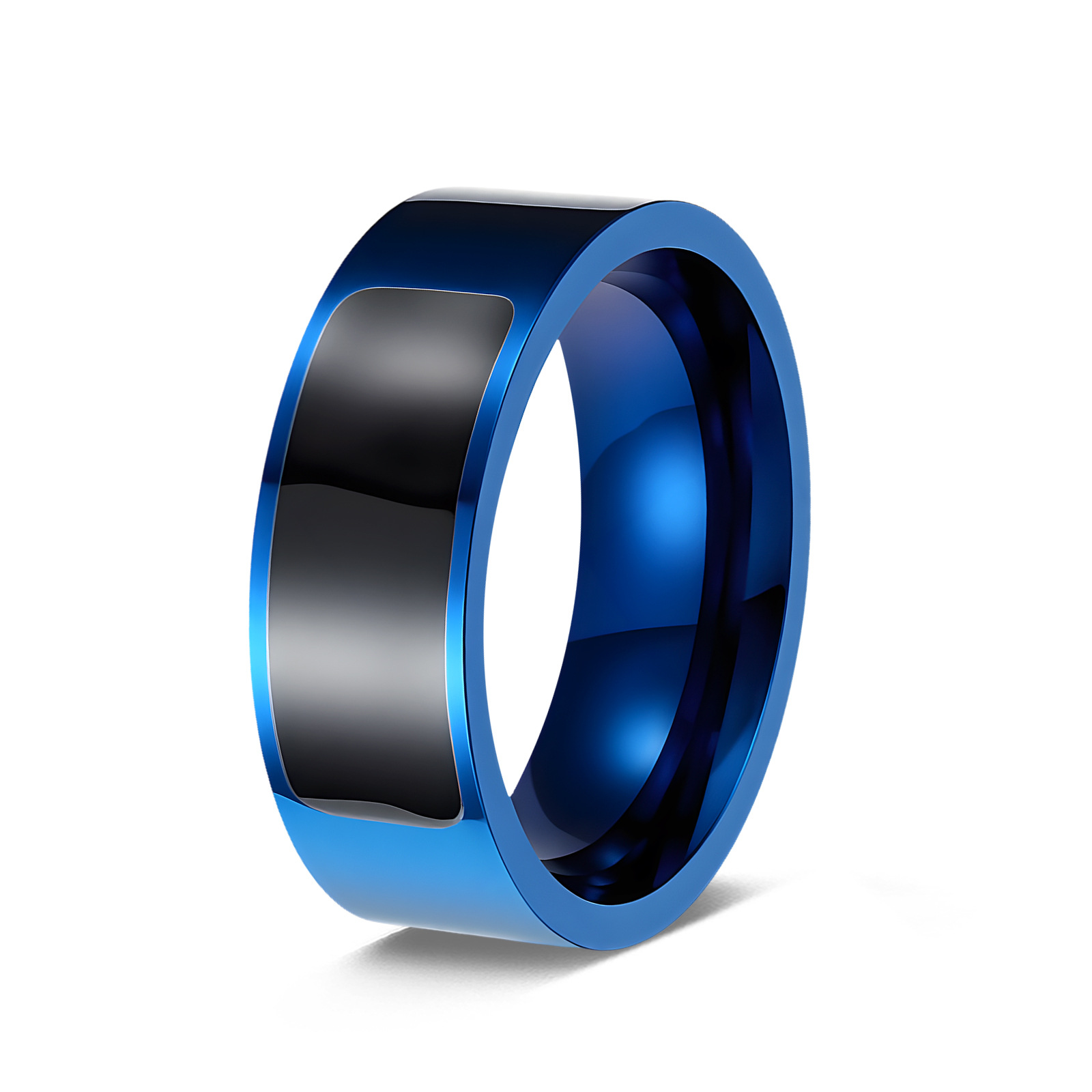 Pulsera de suministro transfronterizo nuevo acero de titanio NFC anillo inteligente equipo portátil inteligente joyería al por mayor