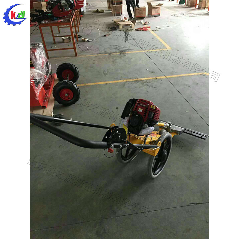 园林装饰修草修剪机 牧场杂草植被收割机 手推式汽油动力割草机
