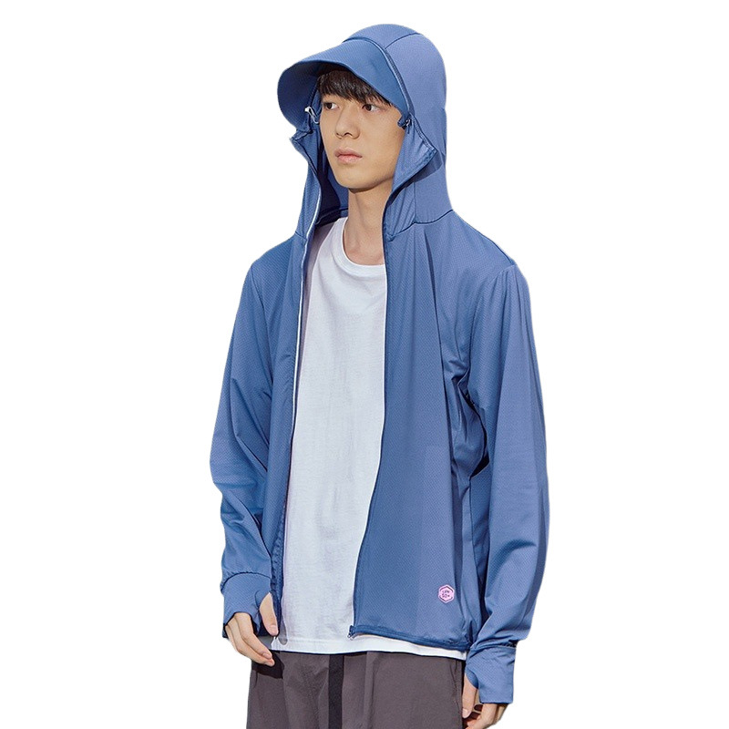 Ropa de verano UPF50 hombre y mujer 2024 nuevo abrigo transpirable anti-UV delgado hielo de secado rápido primavera