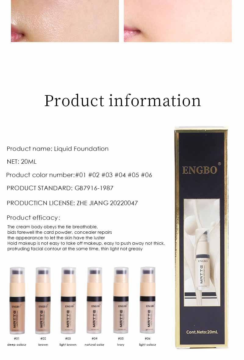 The new matte double-headed foundation is oil-control, brightening, concealing, long-lasting, breathable and comes with a brush undefined