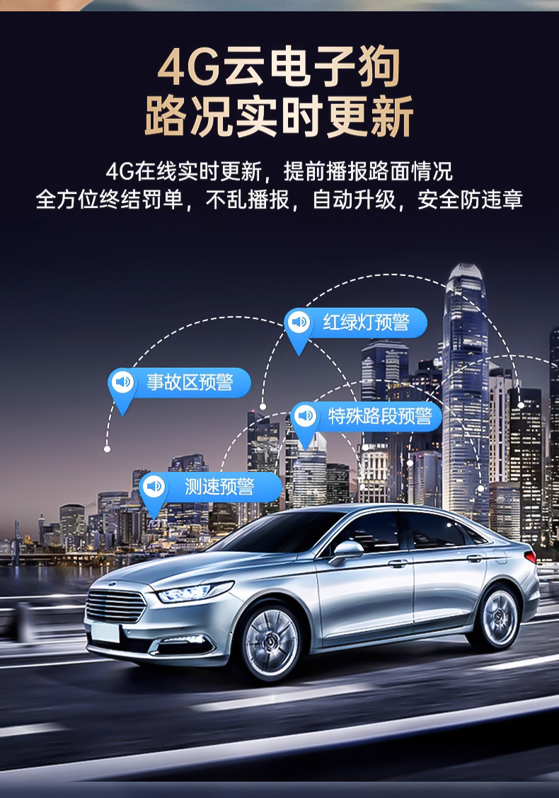 Renwoxing Car Recorder Remote Monitoring New Wireless Streaming Rearview Mirror Front and Rear Navigation