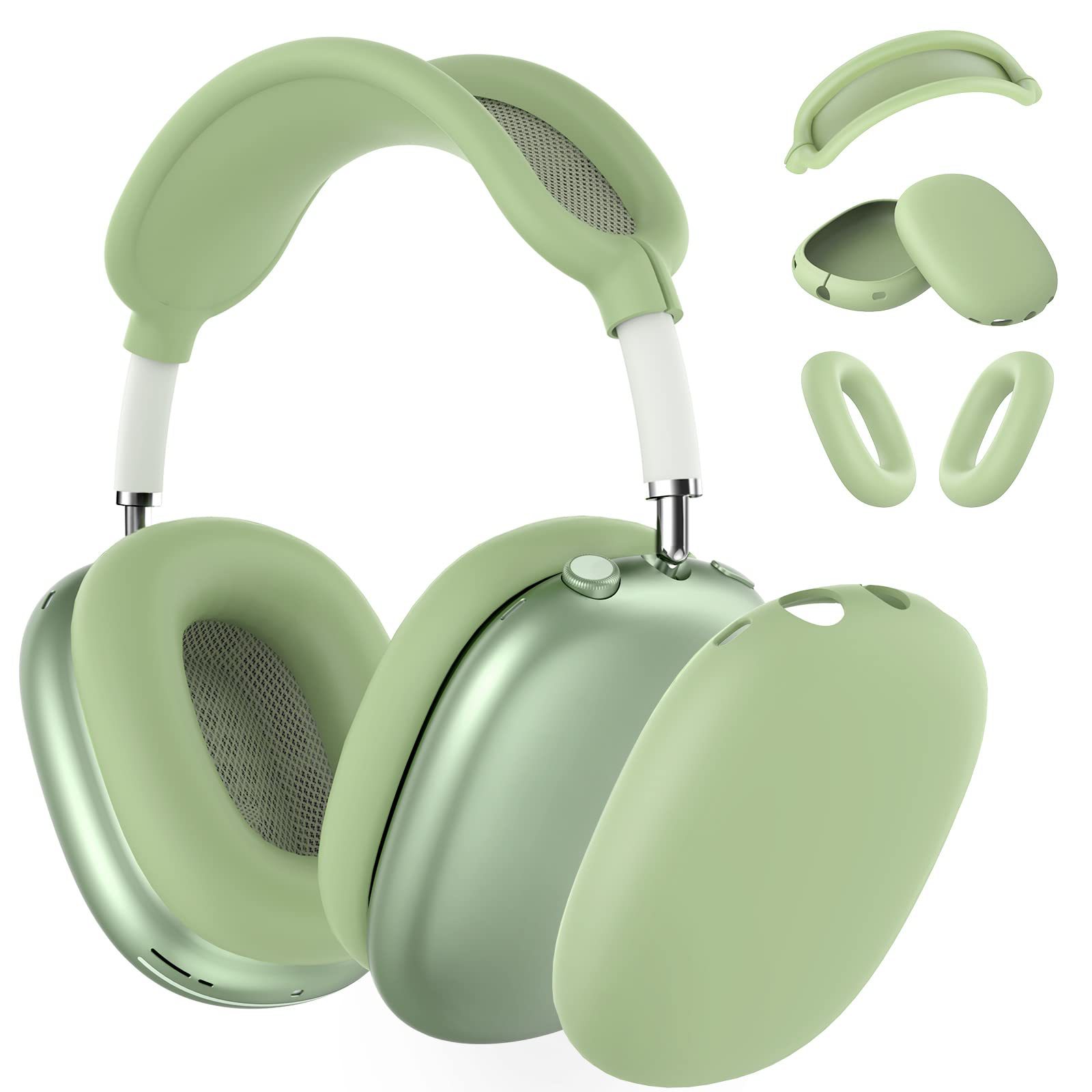 Aplicable para Apple AirPods Max auriculares cubierta de aluminio cubierta de protección contra caídas para auriculares de Apple